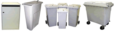 We provide free, lockable security bins in Tulsa